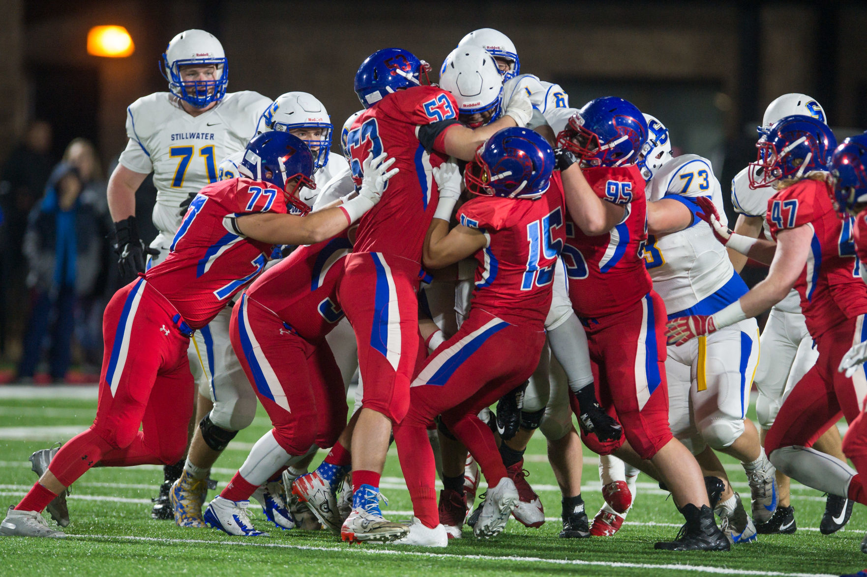1. Class 6AII final: No. 1 Bixby (12-0) vs. No. 2 Stillwater (12-0)